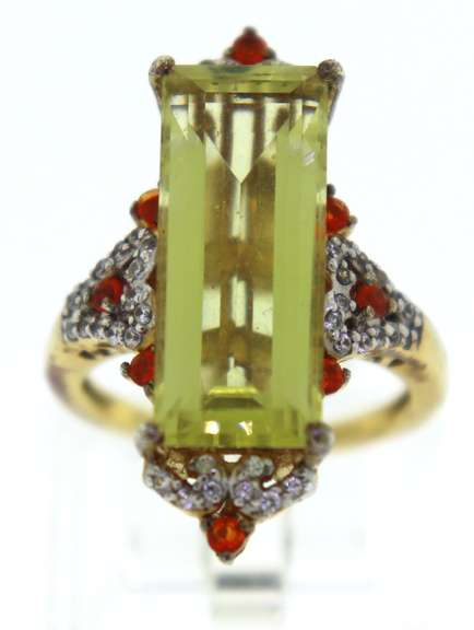 Sterling Silver Gemstone Ring