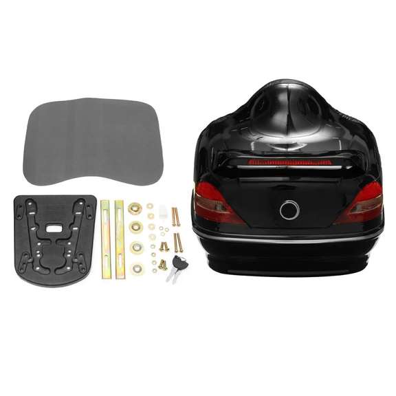 26L Motorcycle Trunk Tail Box with Taillight