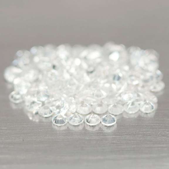 Heavy! 16.58ct diamond white Zircon set