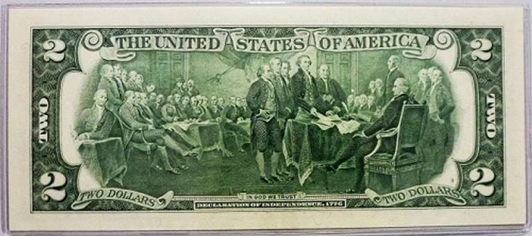 Gem Crisp 2003 $2 Star Replacement Note Philadelphia Very Low Serial Number!