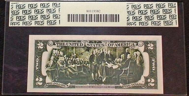 Gem Crisp 1976 $2 Star Note PCGS Graded Superb Gem New 68 Scarce Grade!