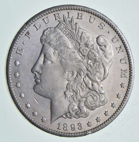 1893-CC Morgan Silver Dollar