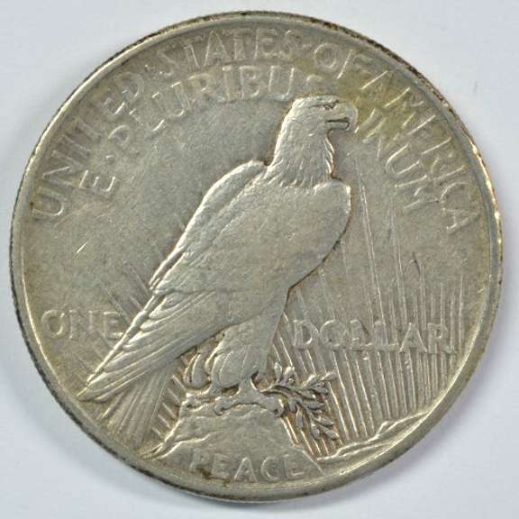 Real sharp 1921 Peace Silver Dollar. Key date
