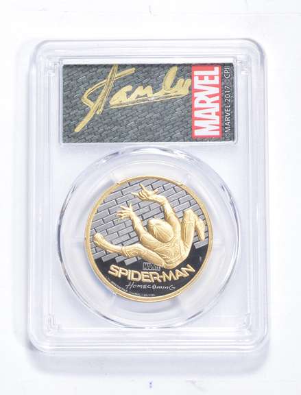 PR70DCAM 2017 Cook Islands $200 1 Oz .999 Fine Gold Spider-Man - PCGS
