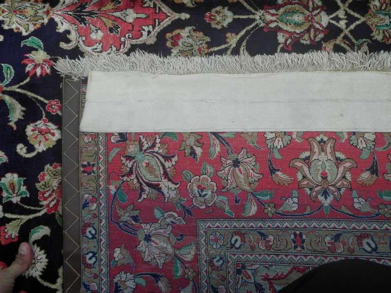 Authentic 100% Silk Persian Tabriz 6.7x10