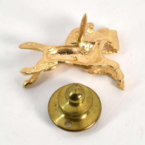 Neat Racehorse and Jockey Tie Tack