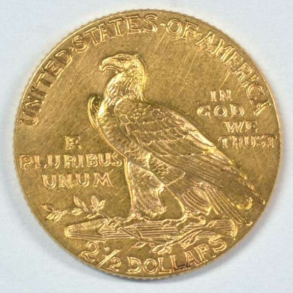 Very Choice BU 1927 US $2.50 Indian Gold Piece. Nice
