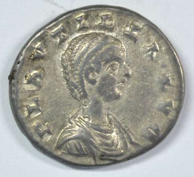 Lovely Scarce Plautilla Roman Silver Denarius, 197 AD