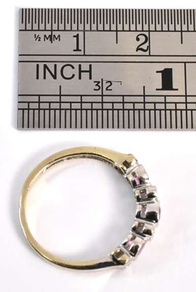 Contemporary Pink Sapphire Ring