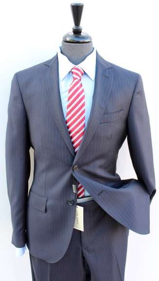 An Eye Catching Slim Fit Suit By Galante, Made In Italy