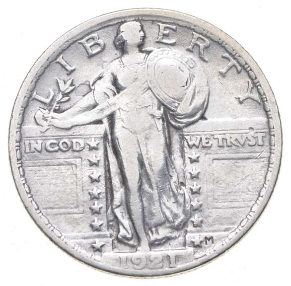 1921 Standing Liberty Quarter - Circulated