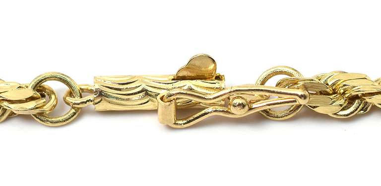 Nice 3mm 22-Inch Rope Chain in 14KT Yellow Gold