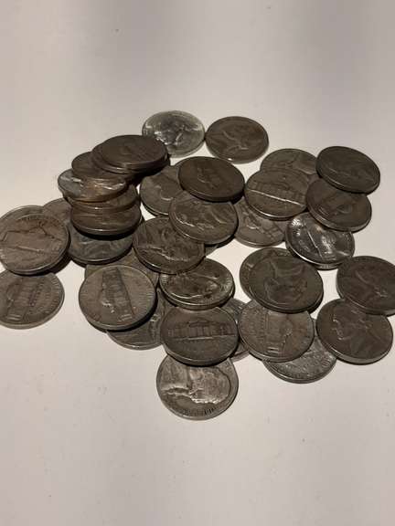 40 Unsearched Silver War Nickels