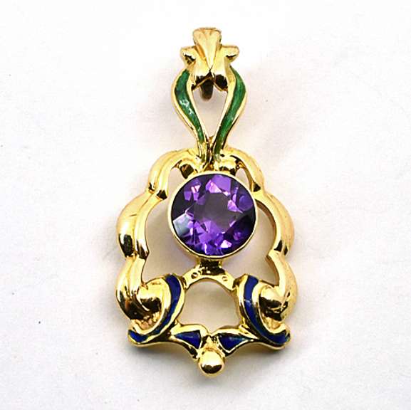 Unique Amethyst Pendant