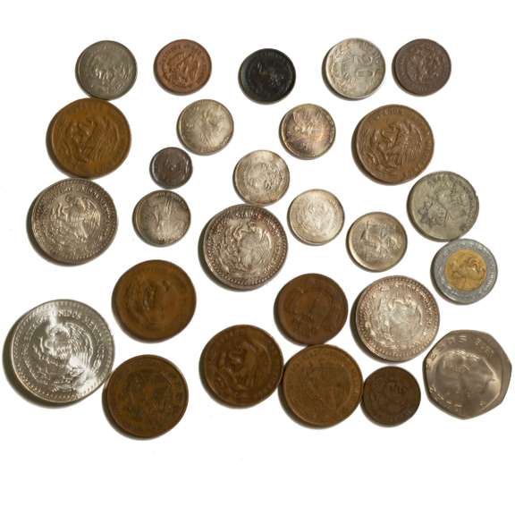 Mexico Coin Lot Silver and Copper
