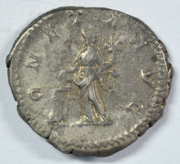 Sharp Roman Silver Denarius of Caracalla, 198-217 AD