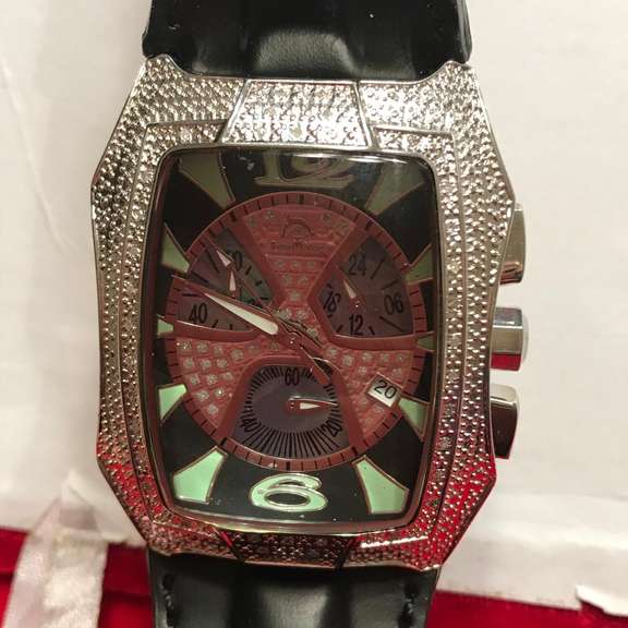BRAND NEW MENS TECHNO-MASTER WATCH MODEL TM-2064 WITH DIAMONDS