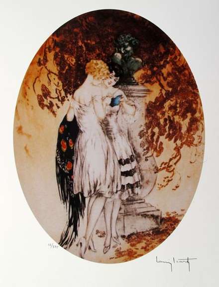 Louis Icart LOOK Limited Edition Giclee