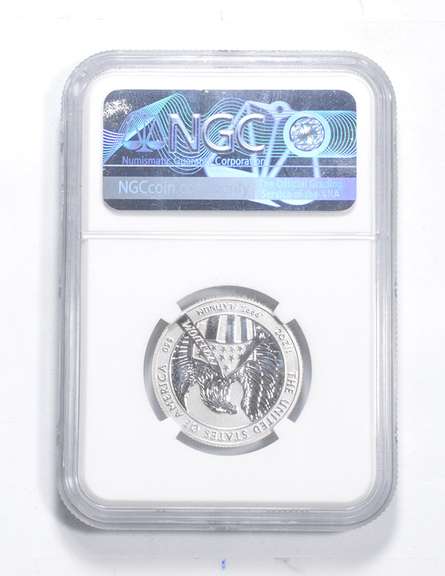 PF70 2007-W $50 American Platinum Eagle 1/2 Oz - Rev PF - Graded NGC
