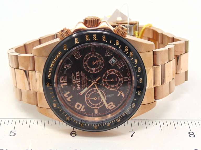 Invicta Specialty Chrono 2 Tone Rose Watch