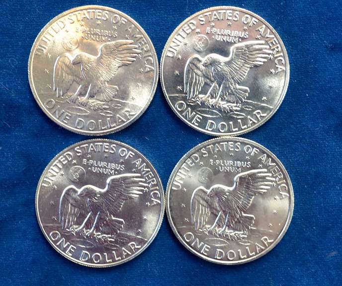 Lot of Silver Ike Dollars