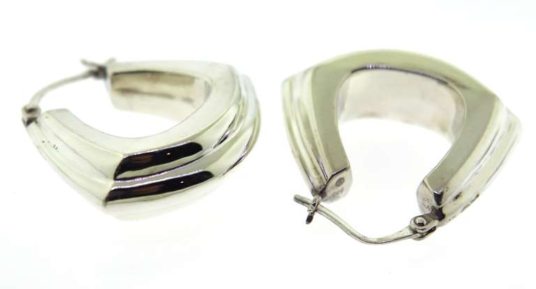 Sterling Silver Lot of 3 Hoop Earrings