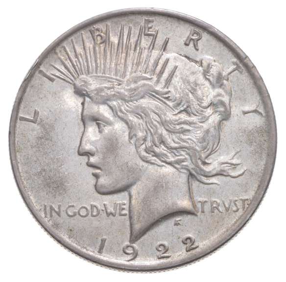1922 Peace Silver Dollar - AA Token