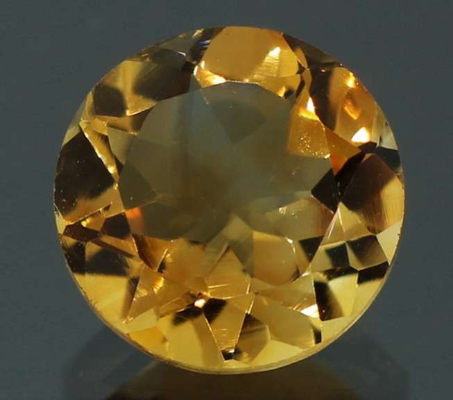 Glittering 3.37ct unheated Citrine solitaire