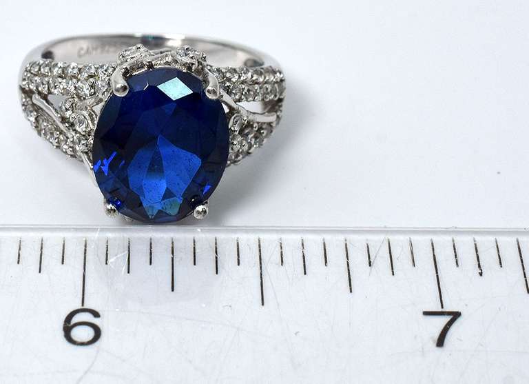 Sterling Silver Iolite Ring