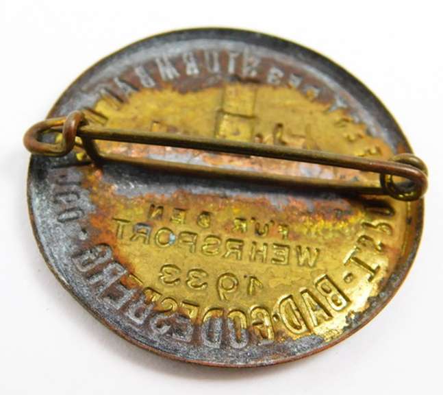 1933 German Sports Event Tinnie