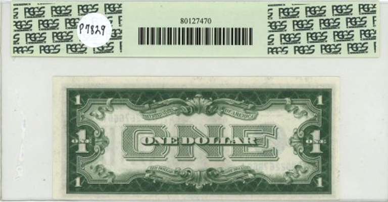 Super 1928-A $1 $1 Silver Certificate. PCGS 63PPQ