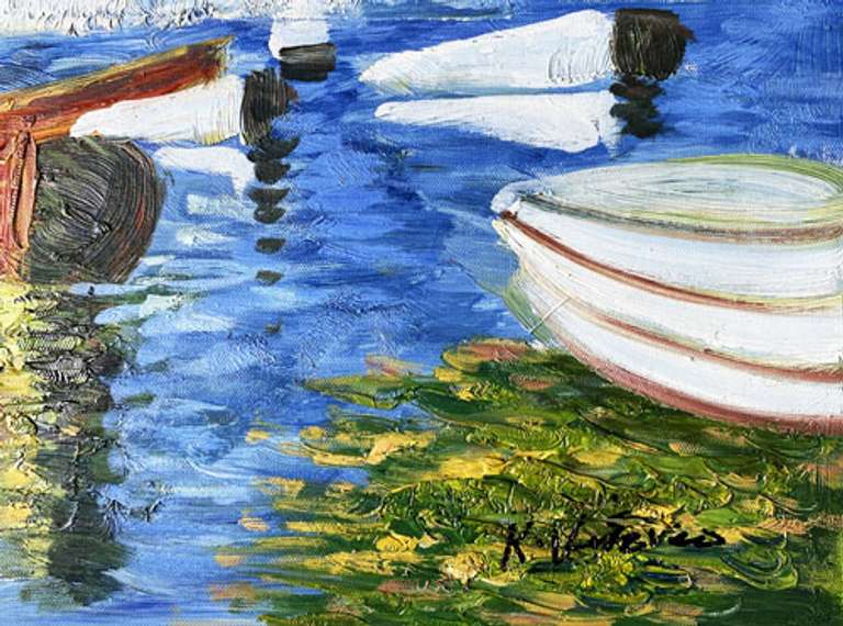 BEAUTIFUL HAND PAINTED OIL PAINTING ON CANVAS