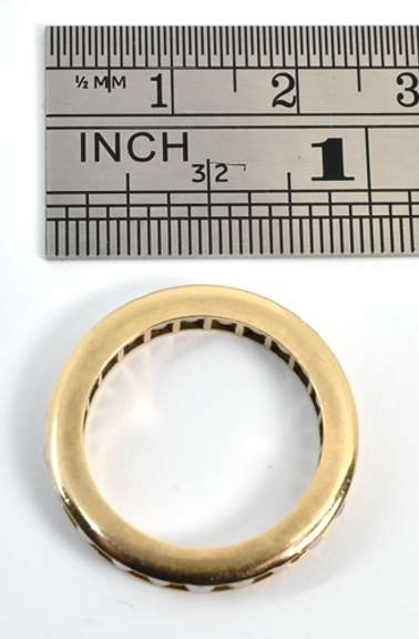 Unusual Pearl Eternity Band
