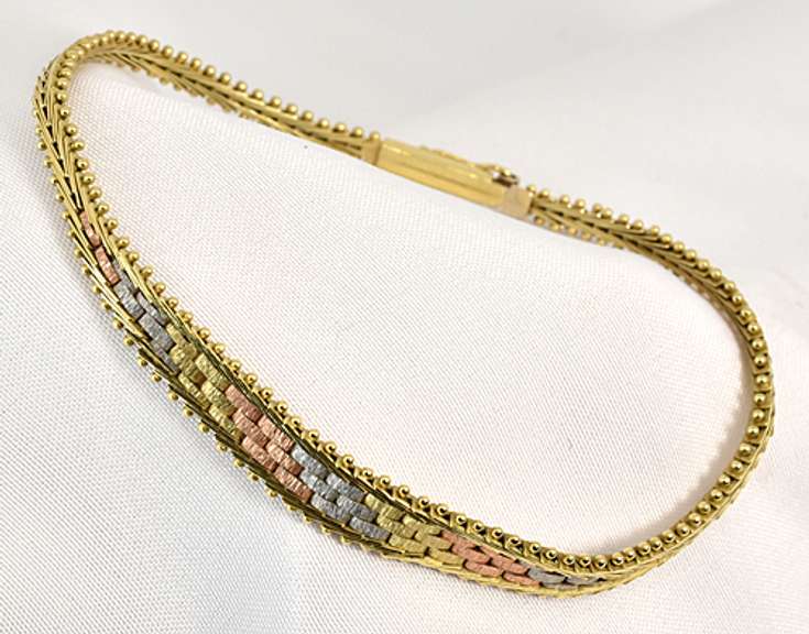 Riccio Style Tri-Color Bracelet