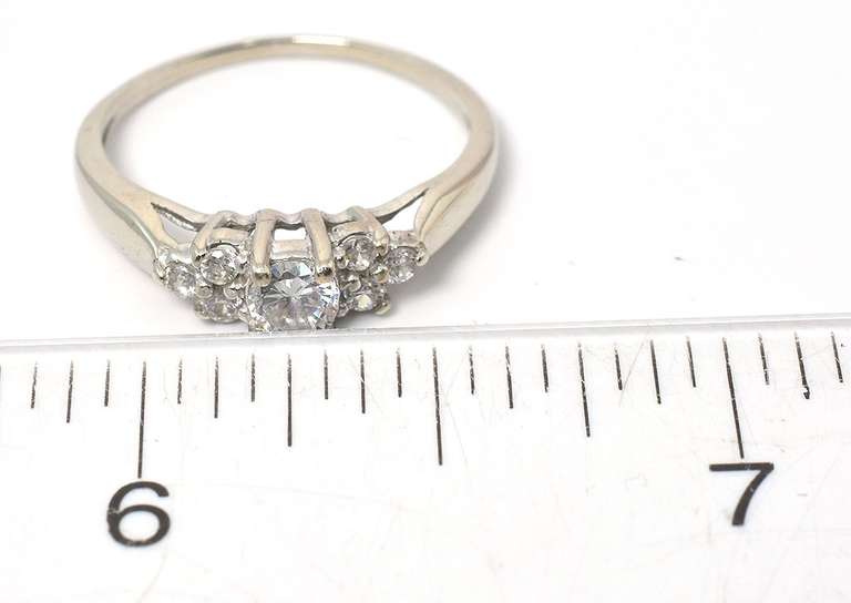 Gorgeous CZ Ring in White Gold