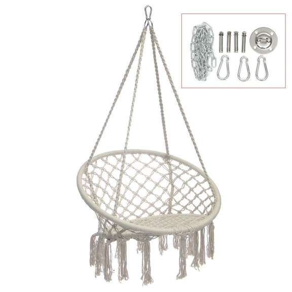 Cotton Hammock Chair Swing Hang Seat