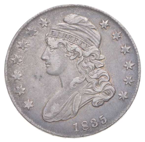 1835 Capped Bust Half Dollar