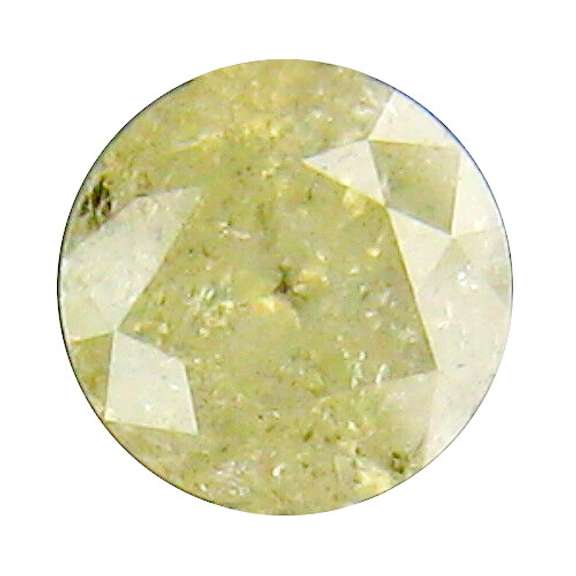 Fancy lace white .22ct unheated Diamond solitaire