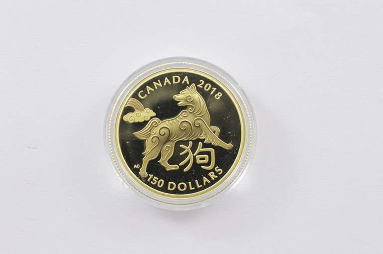 2018 Canada 150 Dollars - Year Of The Dog - Box & COA