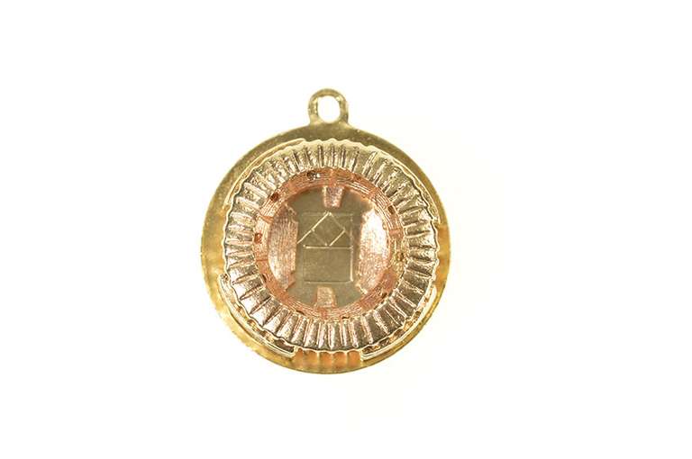 14K Yellow Gold Three Rivers Stadium Pittsburgh Steelers Charm/Pendant