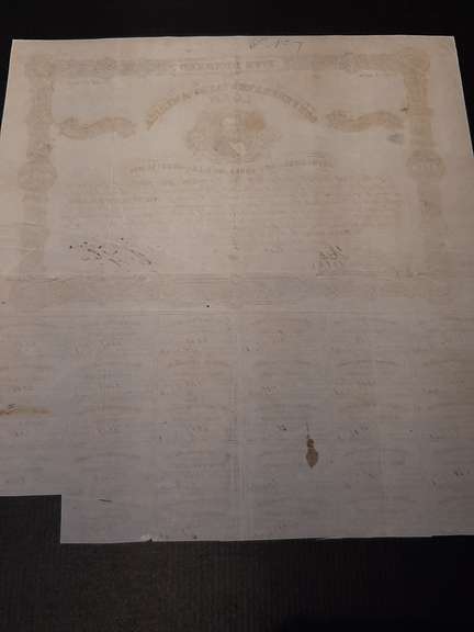 $ 500 Dec 19 1862 Confederate War Bond