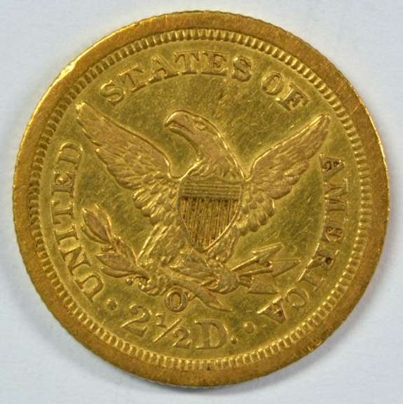Rare Near Mint 1843-O LARGE DATE $2.50 Liberty Gold