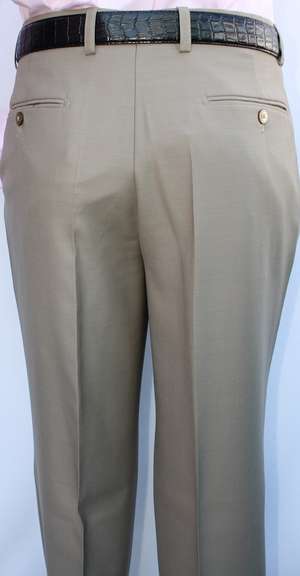 Fine Quality Italian Tailored Beige Pants