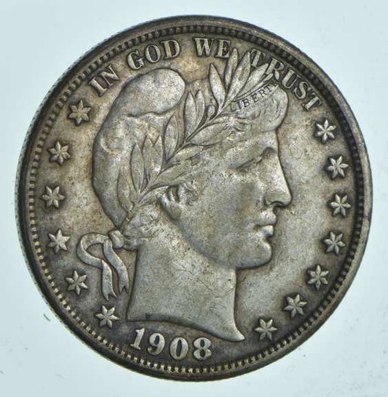 1908-D Barber Half Dollar