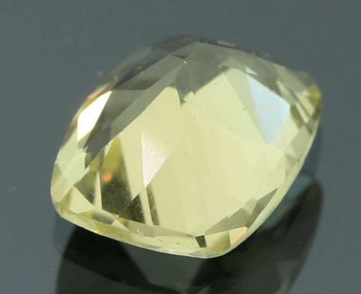 Bright 2.45ct cushion cut Lemon yellow Citrine