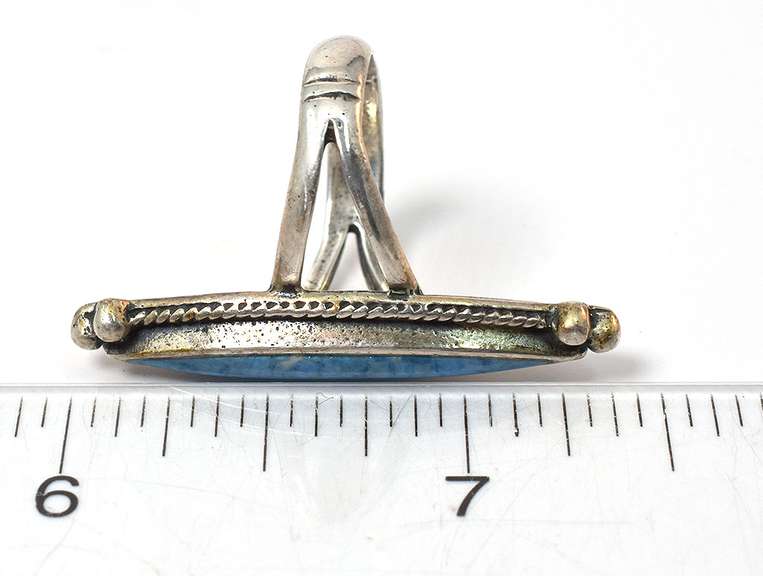 Vintage Sterling Silver Turquoise Ring