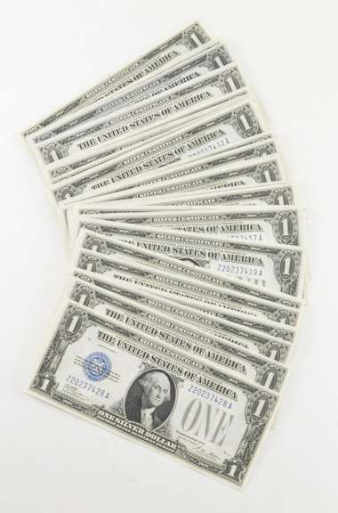 Lot (38) 1928 $1 Silver Certificates - Consecutive
