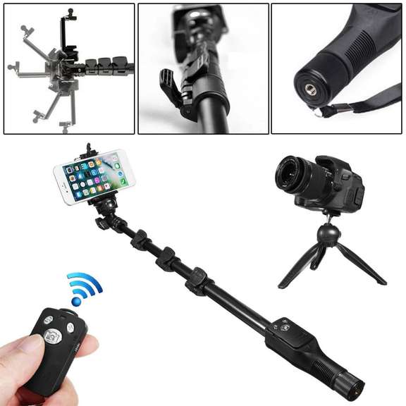 Bluetooth Wireless Handheld Selfie Stick Monopod