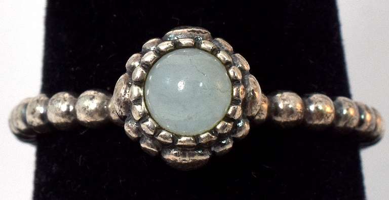 Vintage Sterling Silver Cabochon Ring