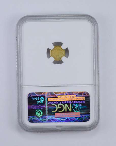 MS65 1859 Octag Liberty Gold Half Dollar - BG-902 - Graded NGC